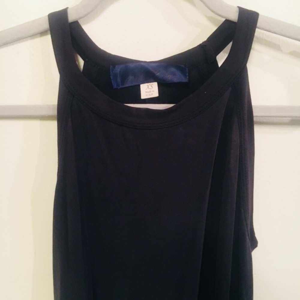 Blue tank top dress